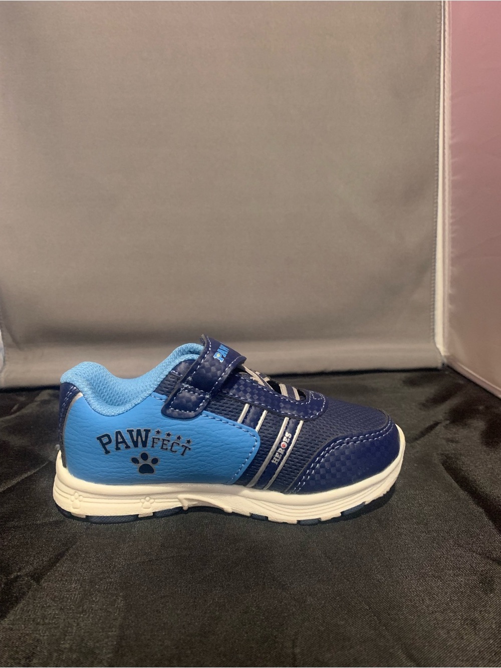 Paw Patrol Navy and Light Blue Kids Sneakers with Paw Detail - Picture 6 of 11